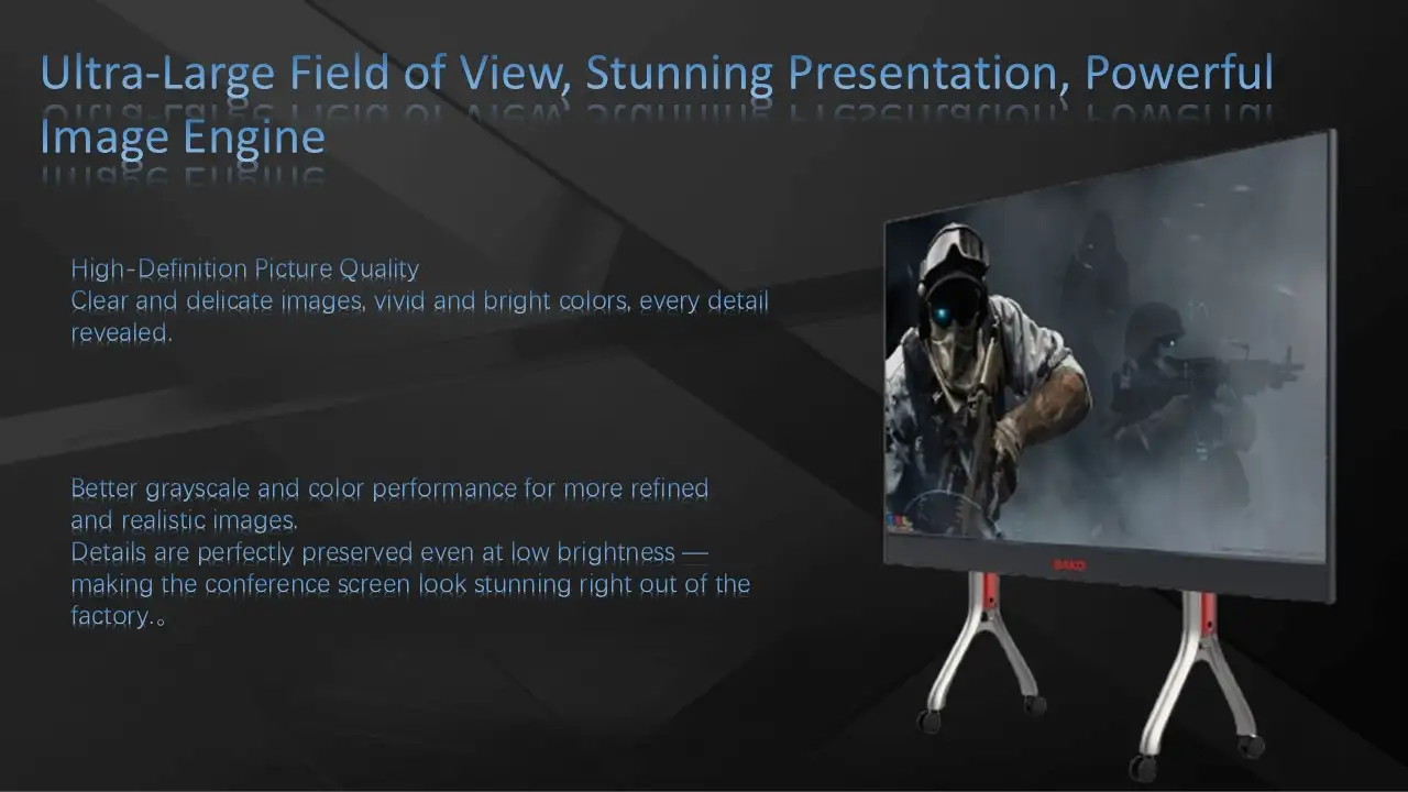 Ultra-Large Field of View LED All-in-One Display with ultra-large field of view, stunning presentation, and powerful image engine for immersive visual experiences